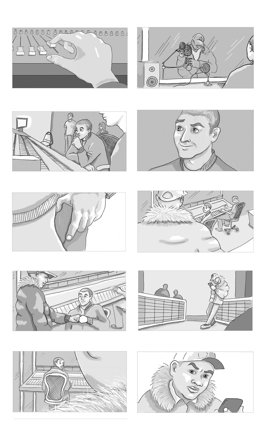 Trainline Storyboards Yuliya Pankratova