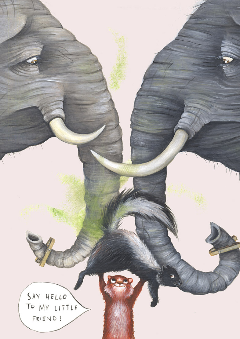 Squirrel and elephants - Yuliya Pankratova.jpg