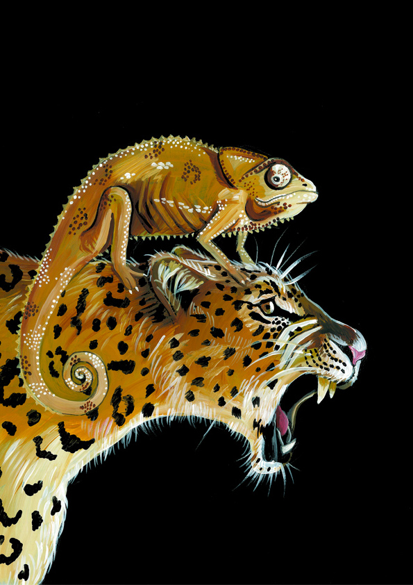 Yuliya_Pankratova_Leopard and chameleon.jpg